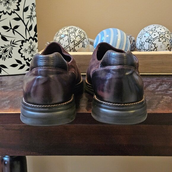 Donald Pliner Men's Erling Soft Suede Slip On Shoes, Brown, Sz 13 - Picture 5 of 16